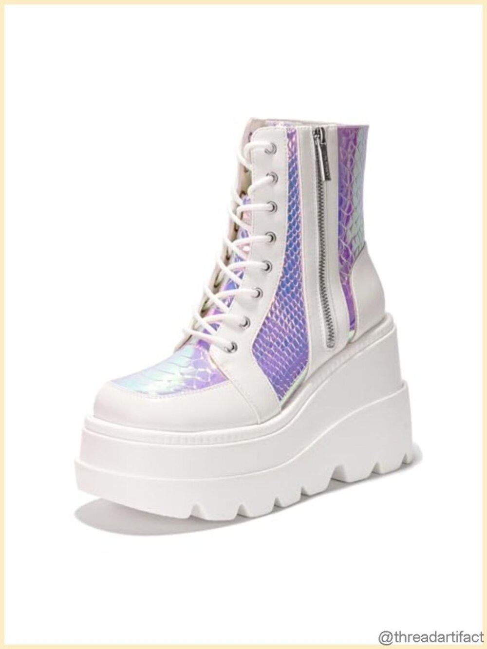 Cape Robbin Radio Platform Ankle Boots Chunky Block Heel Combat Booties